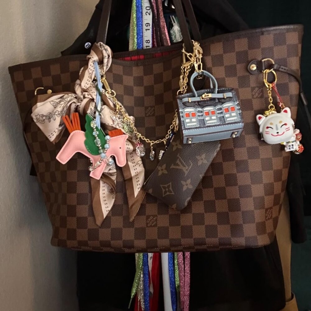 Neiman Marcus Leather Horse Bag Charm